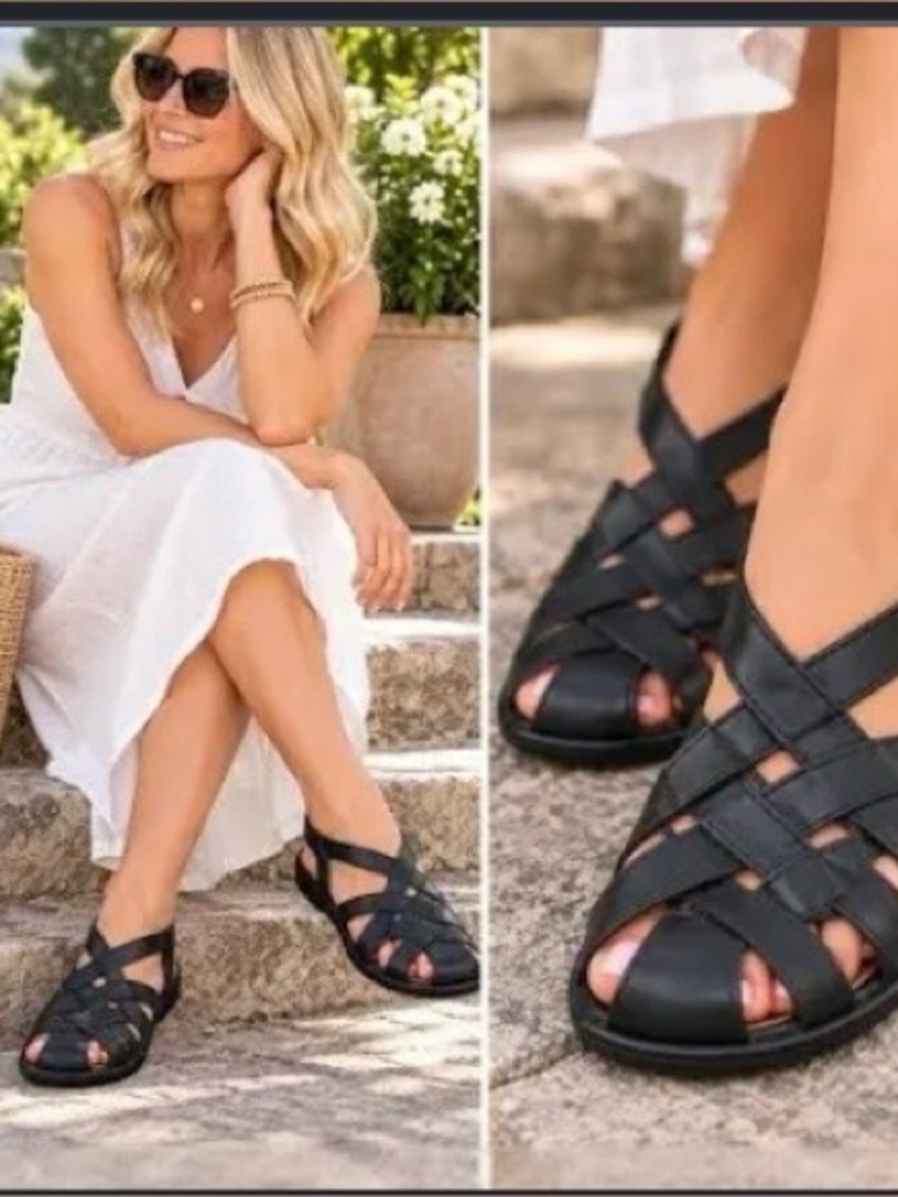 New! Earth Origins Berri Sandal 9.5 M Black
